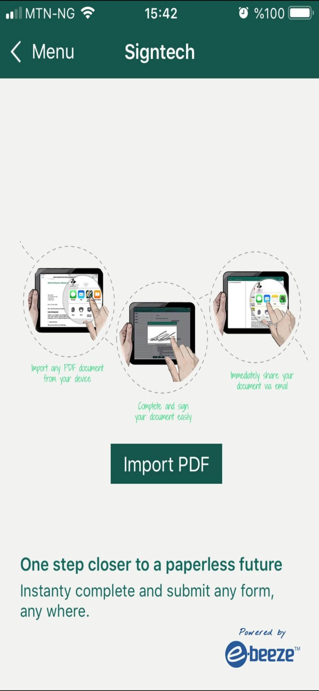 SpeedySign Mobile App